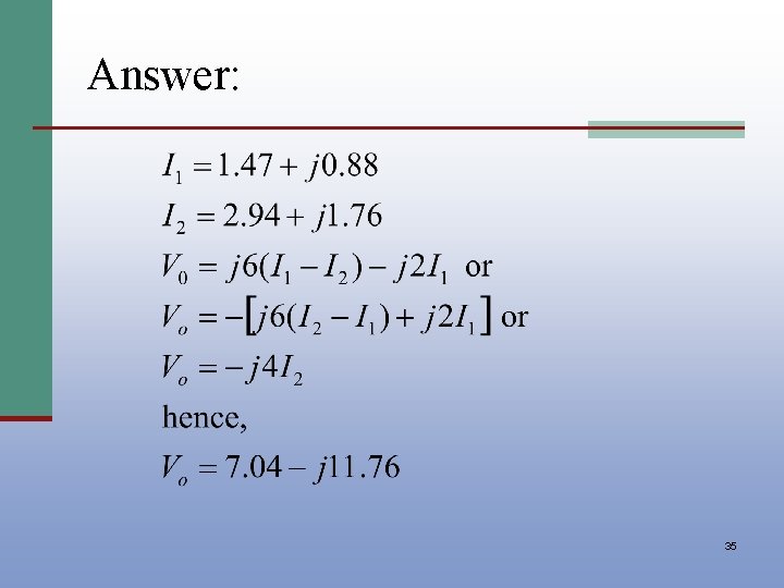 Answer: 35 