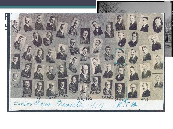 Princeton Theological Seminary, 1906 J. Gresham Machen • joined faculty, 1906 • Origin of
