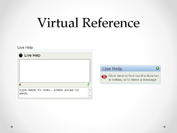Virtual Reference 