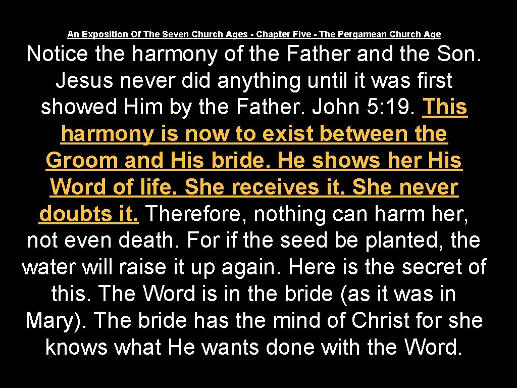 An Exposition Of The Seven Church Ages - Chapter Five - The Pergamean Church