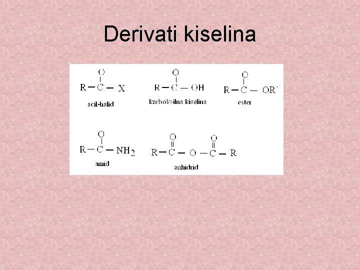 Derivati kiselina 