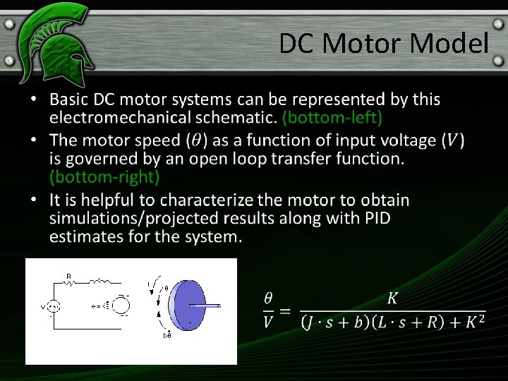 DC Motor Model • 