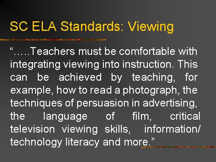 Media Literacy Frank W Baker media educator Media