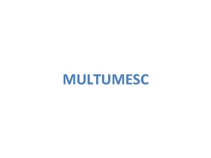 MULTUMESC 