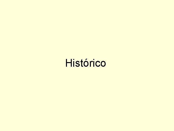 Histórico 