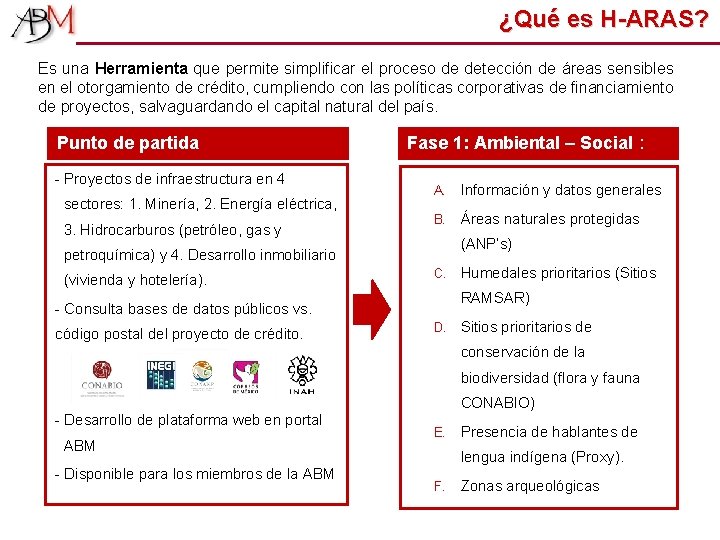 ¿Qué es H-ARAS? Es una Herramienta que permite simplificar el proceso de detección de
