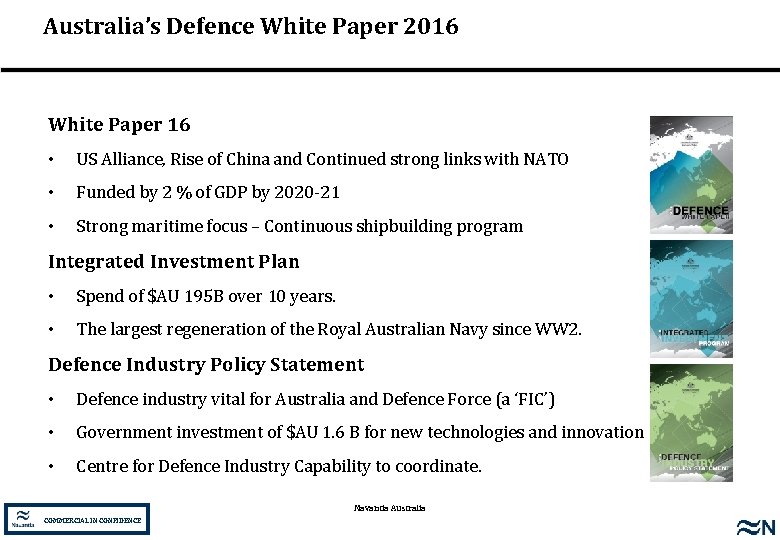 Australia’s Defence White Paper 2016 White Paper 16 • US Alliance, Rise of China