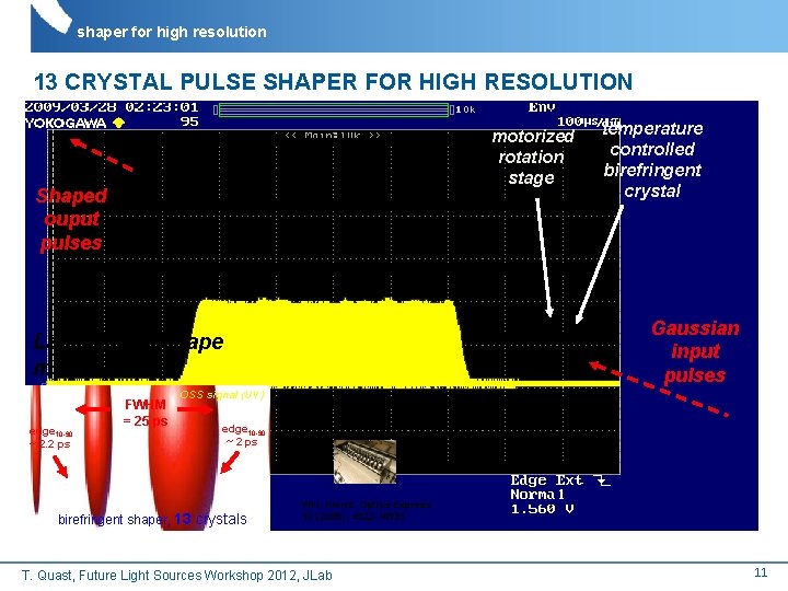 shaper for high resolution 13 CRYSTAL PULSE SHAPER FOR HIGH RESOLUTION motorized rotation stage