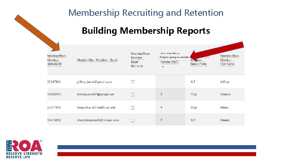 Membership Recruiting and Retention Building Membership Reports 