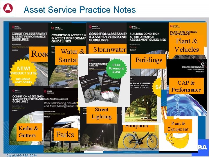 Asset Service Practice Notes Roads Water & Stormwater Sanitation Drainage Plant & Vehicles Buildings