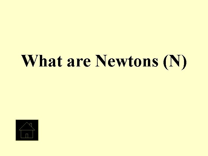 What are Newtons (N) 