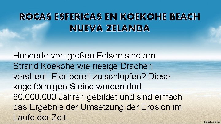 ROCAS ESFERICAS EN KOEKOHE BEACH NUEVA ZELANDA Hunderte von großen Felsen sind am Strand