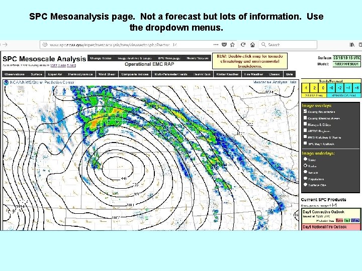 SPC Mesoanalysis page. Not a forecast but lots of information. Use the dropdown menus.