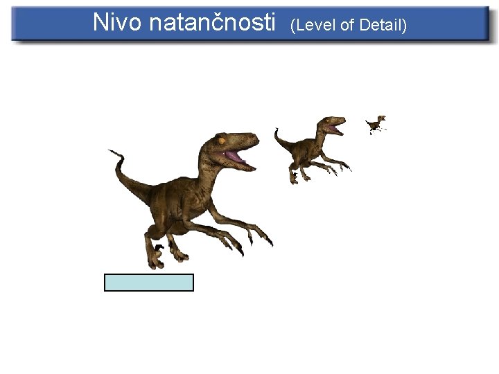 Nivo natančnosti (Level of Detail) 