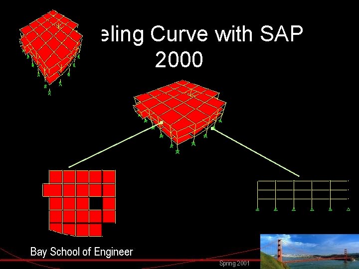 Modeling Curve with SAP 2000 