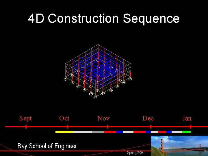 4 D Construction Sequence Sept Oct Nov Dec Jan 