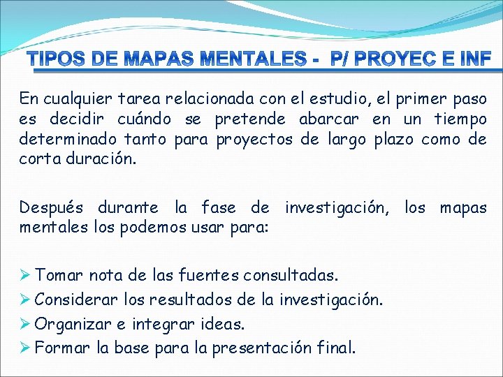 En cualquier tarea relacionada con el estudio, el primer paso es decidir cuándo se