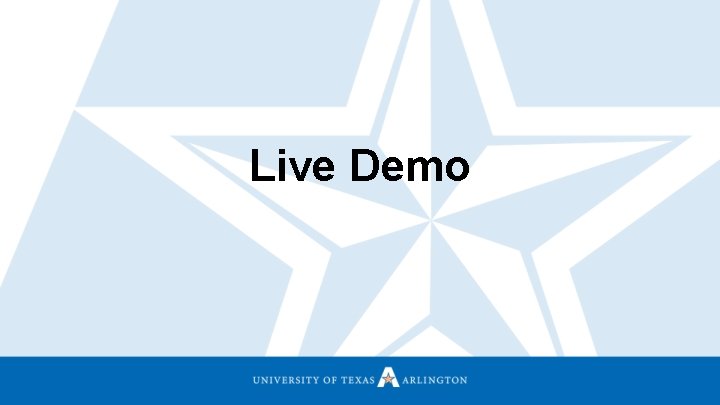 Live Demo 