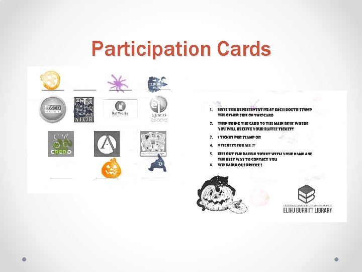 Participation Cards 
