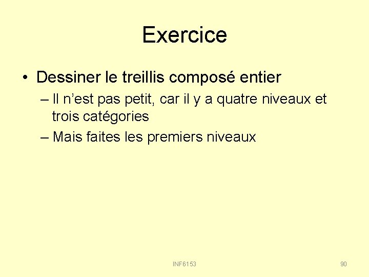 Exercice • Dessiner le treillis composé entier – Il n’est pas petit, car il