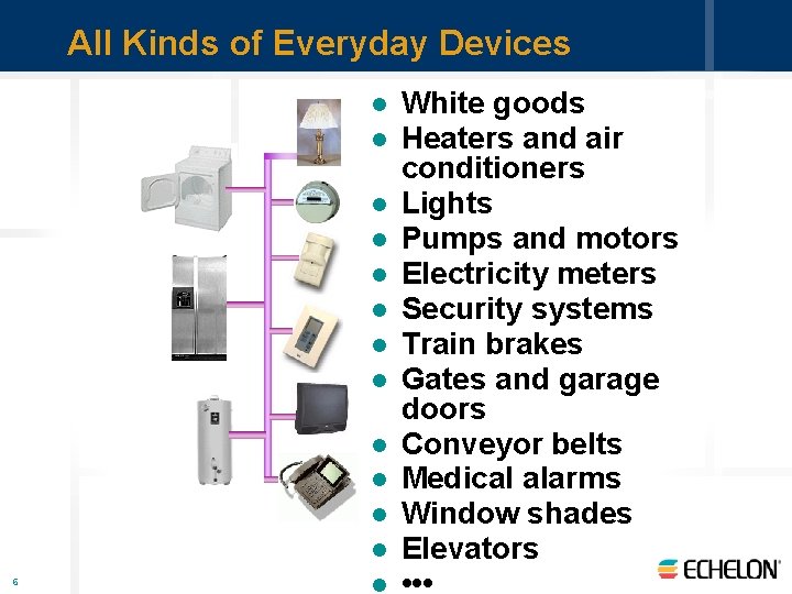 All Kinds of Everyday Devices l l l 6 White goods Heaters and air