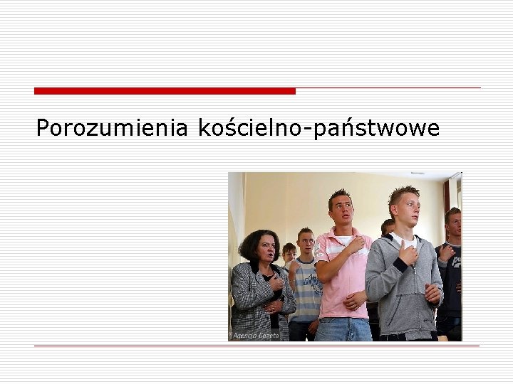 Porozumienia kościelno państwowe 