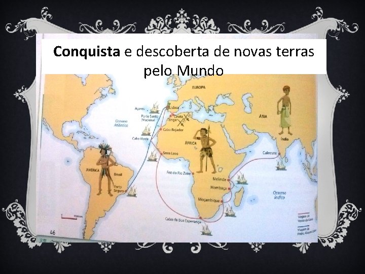 Conquista e descoberta de novas terras pelo Mundo 