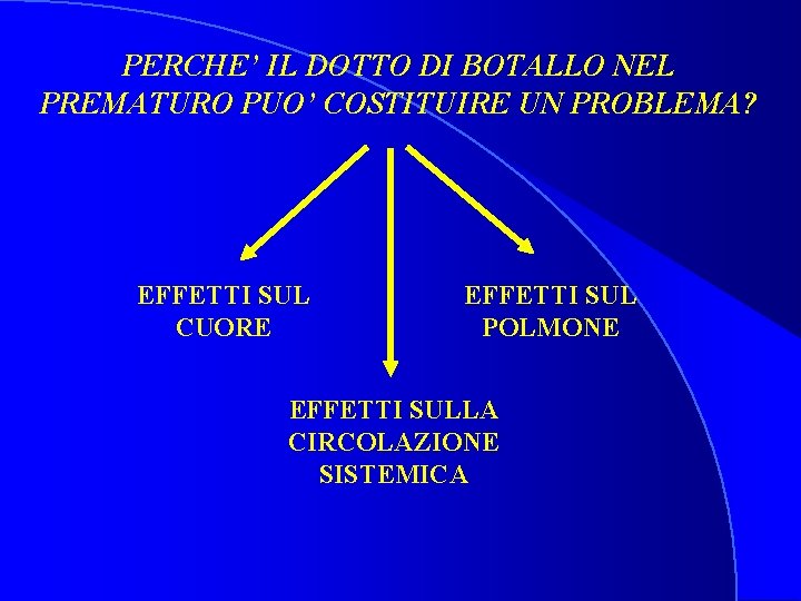 PERCHE’ IL DOTTO DI BOTALLO NEL PREMATURO PUO’ COSTITUIRE UN PROBLEMA? EFFETTI SUL CUORE