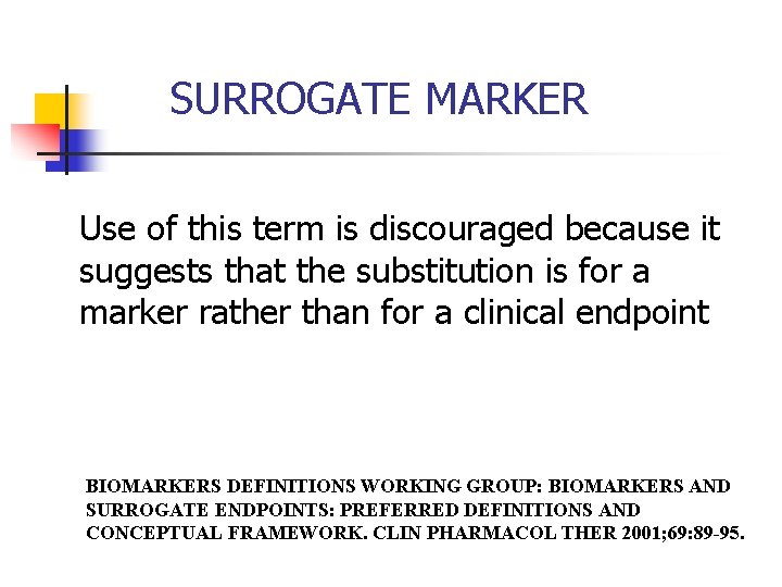 Biomarkers Physiological Laboratory Markers of Drug Effect
