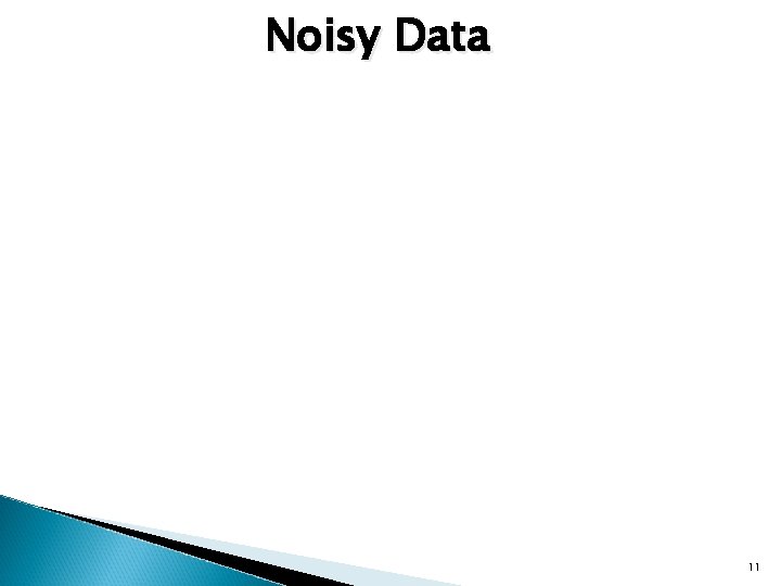 Noisy Data 11 