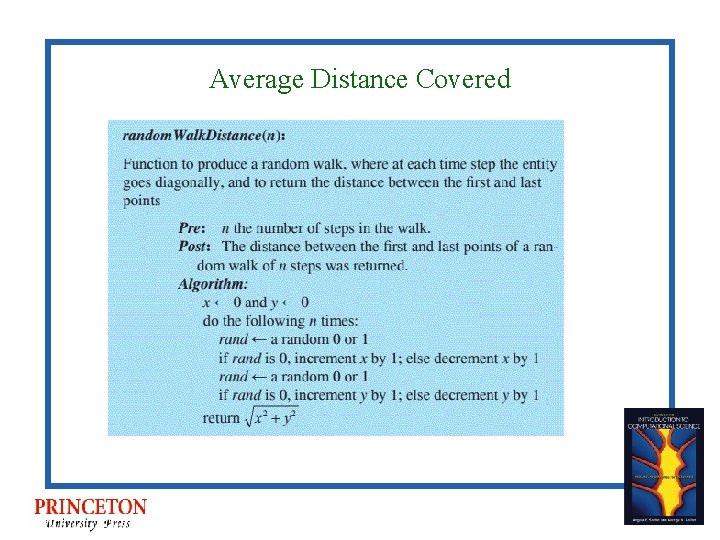 Average Distance Covered 