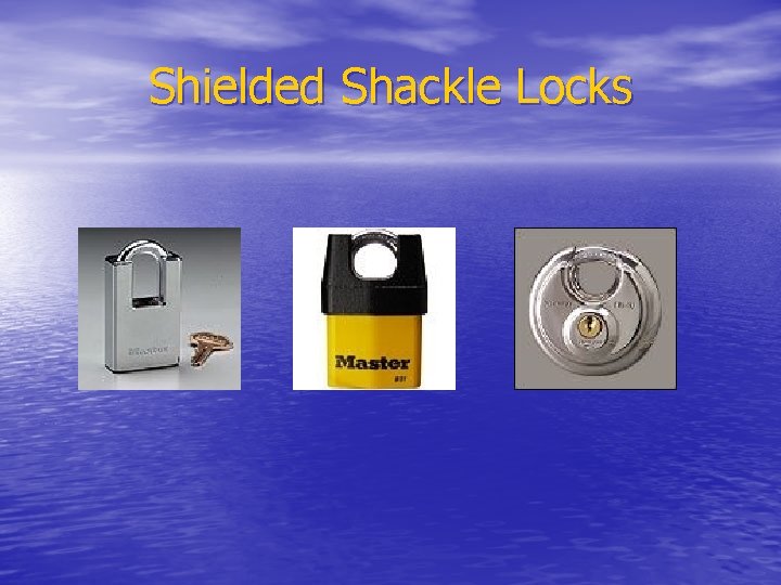 Shielded Shackle Locks 