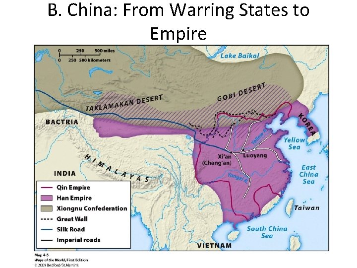 B. China: From Warring States to Empire 