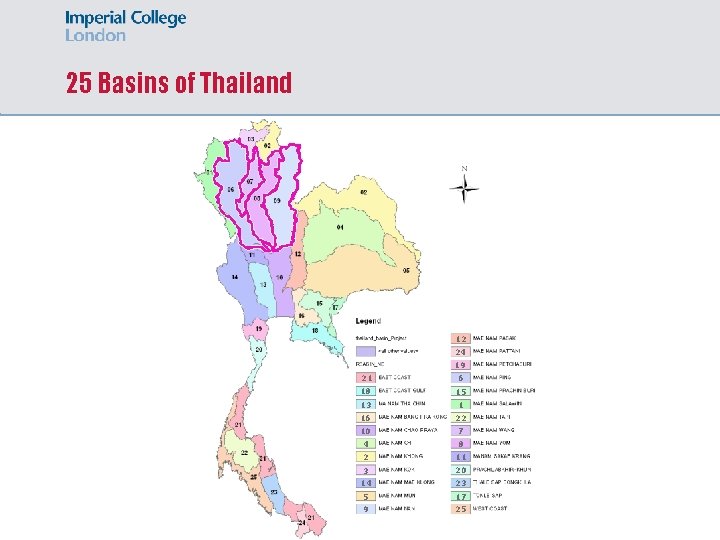 25 Basins of Thailand 12 24 19 21 6 18 15 13 1 16