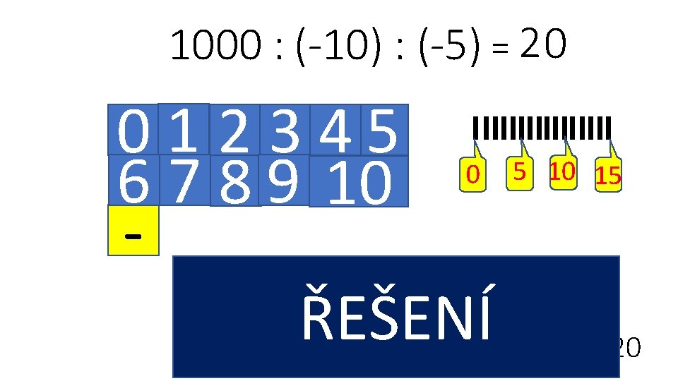 1000 : (-10) : (-5) = 2 0 01 2345 5 10 15 6