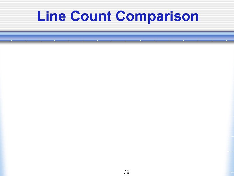 Line Count Comparison 38 