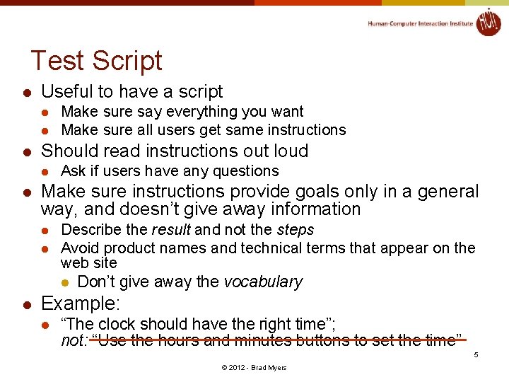 Lecture 3 Contextual Analysis Brad Myers 05 863