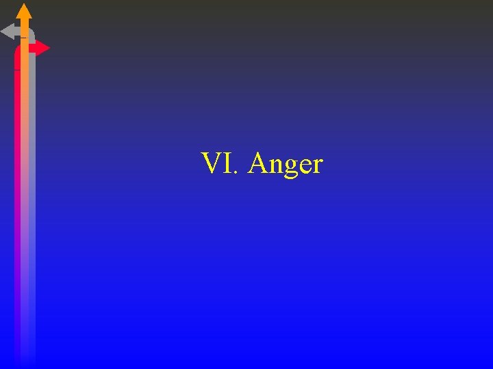 VI. Anger 