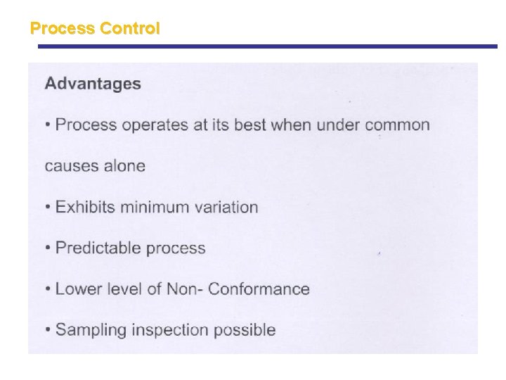 Process Control Process Control