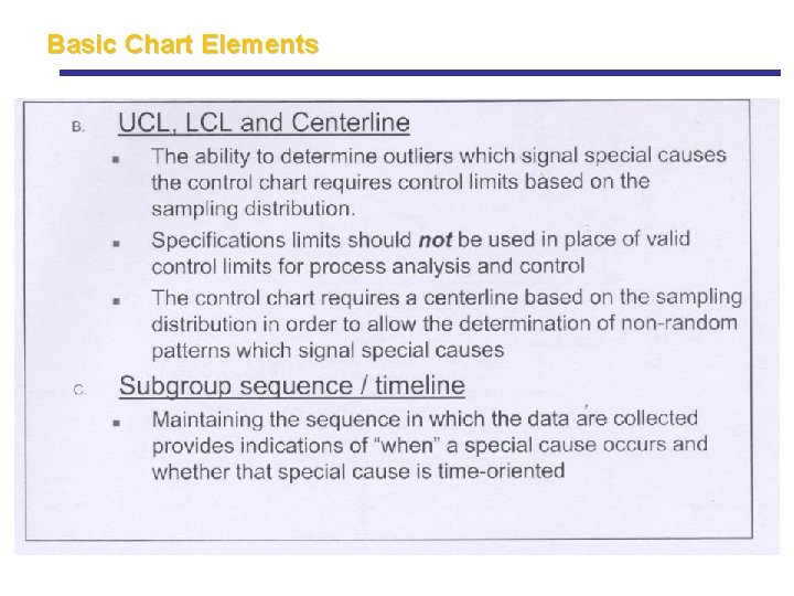 Basic Chart Elements Basic Chart Elements