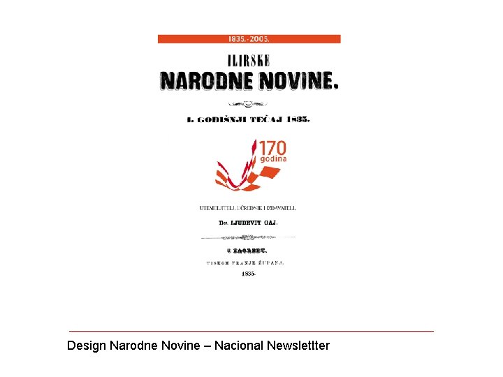 Design Narodne Novine – Nacional Newslettter 