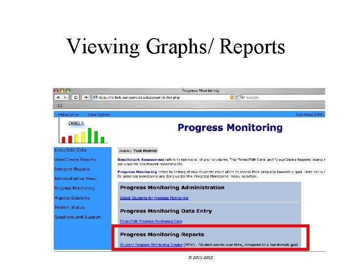 Viewing Graphs/ Reports 21 