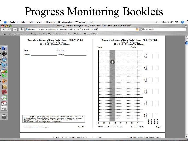 Progress Monitoring Booklets 39 