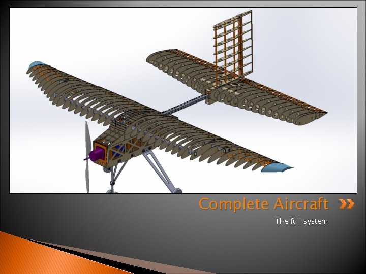 Complete Aircraft The full system 