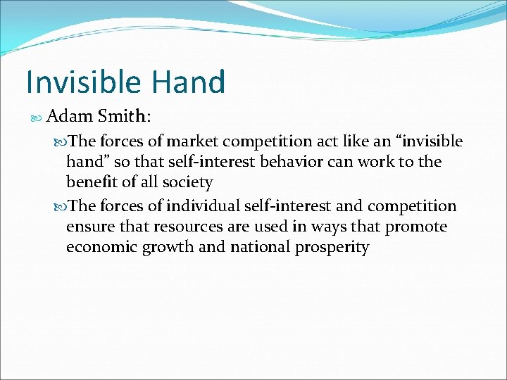 Invisible Hand Principle By Adam Smith Every Individual Invisible Hand Principle By Adam Smith Every Individual