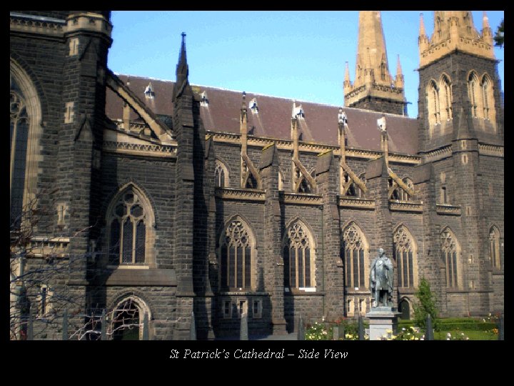 St Patrick’s Cathedral – Side View 