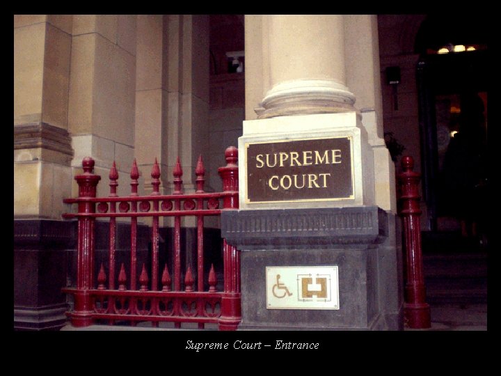 Supreme Court – Entrance 