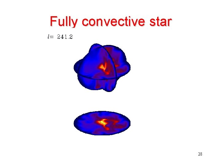 Fully convective star 28 