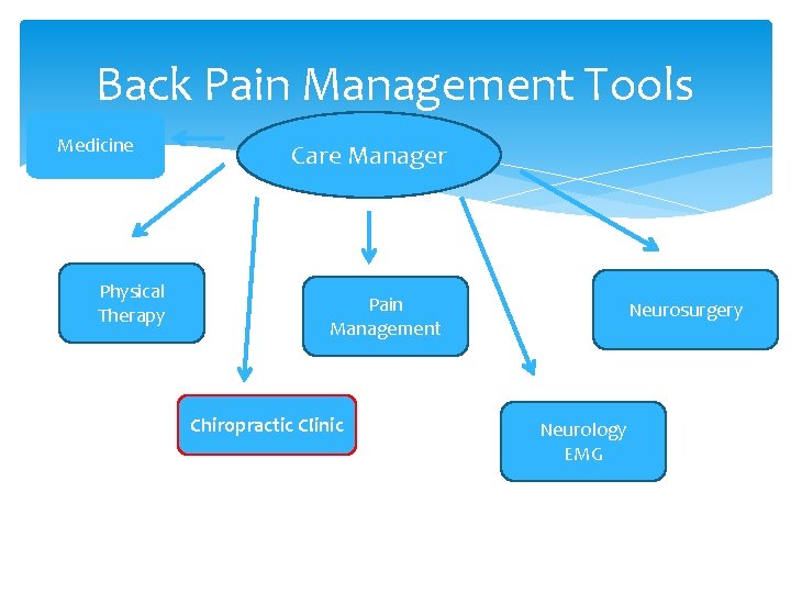 Back Pain Management Tools Medicine Physical Therapy Care Manager Pain Management Chiropractic Clinic Neurosurgery