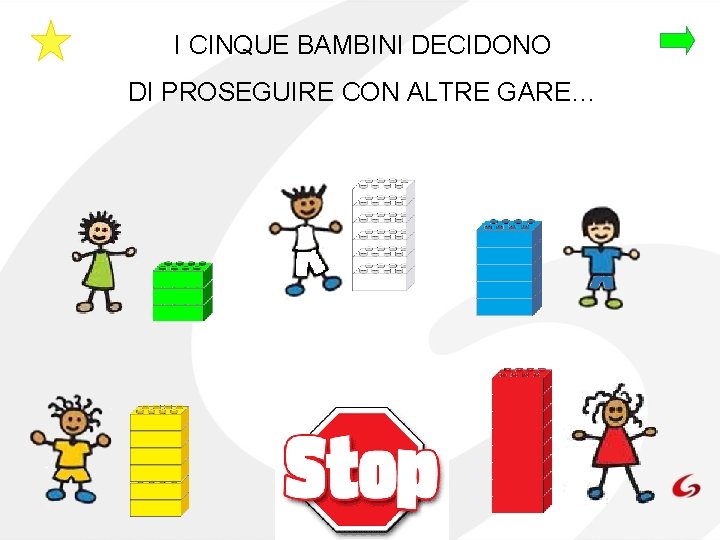 I CINQUE BAMBINI DECIDONO DI PROSEGUIRE CON ALTRE GARE… 